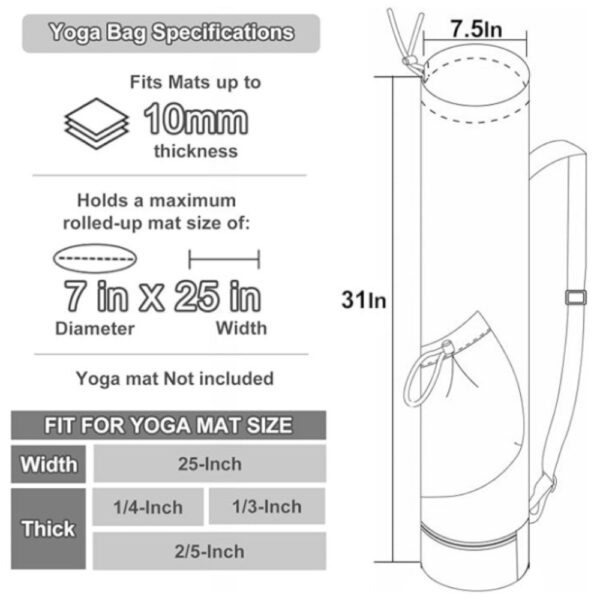 Bolsa para Esterilla de Yoga