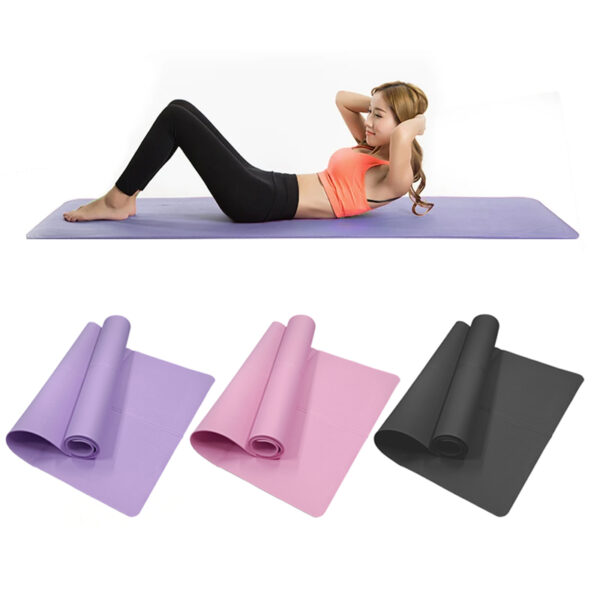 Esterilla de yoga antideslizante de 4 mm